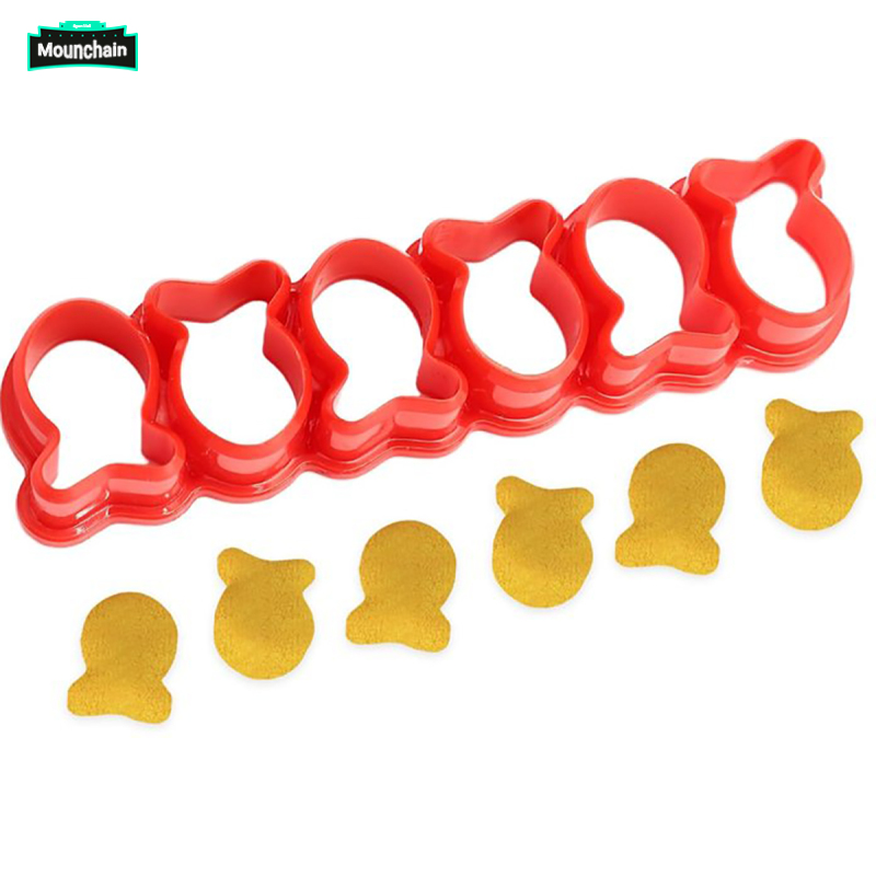 Mini Gold Fish Cracker Cutter Set, Goldfish Cracker Plastic Fish Cutters, Multi 6 Molds In 1, Fish Cracker Cookie Cutters, For Kids Baked Fish-Shaped Bread Cookies Maker ราคา 35 บาท*ส่งฟรี