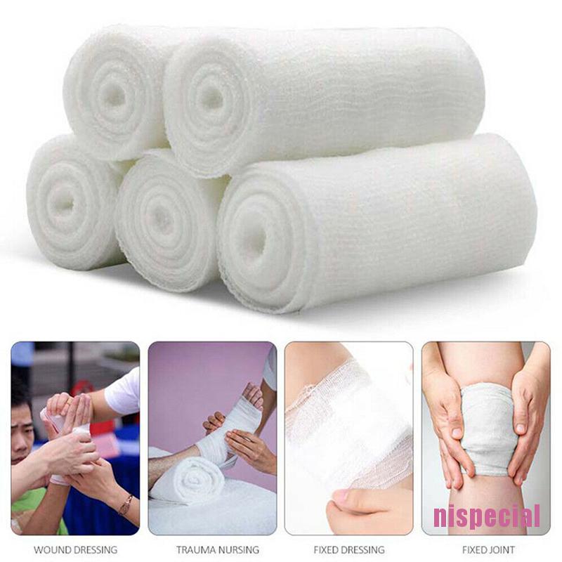 4.5m chiều dài gạc cuộn băng vô trùng căng Băng y tế Viện trợ đầu tiên chăm sóc vết thương