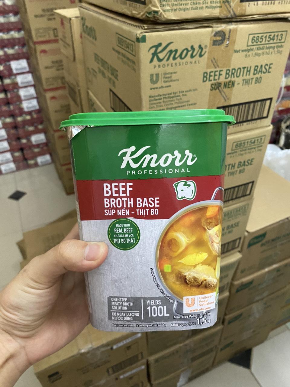 - súp nền thịt bò knorr 1,5kg