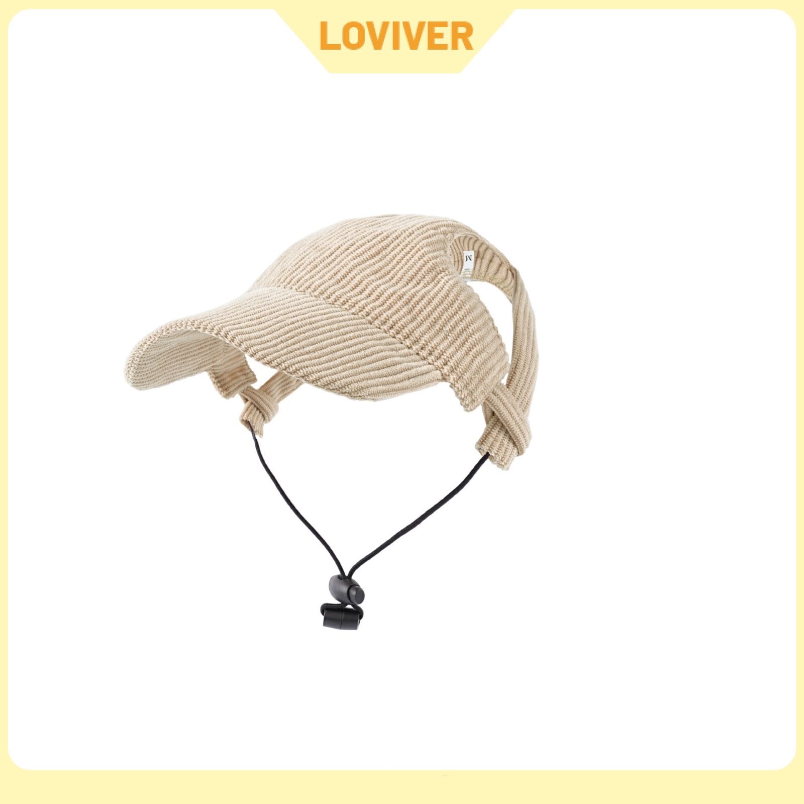 LOVIVER Corduroy Adjustable Pet Hat Soft Pet Cap with Ear Holes Comfortable Dog Baseball Cap Sporty for Dogs, Pets, Young Dogs, Photoshoots, Travel ราคา 4,320 บาท*ส่งฟรี