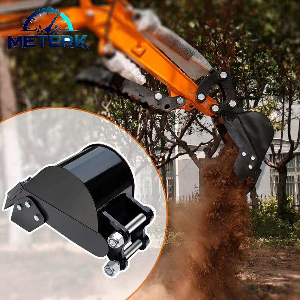 Meterk Xô máy xúc mini Thép hợp kim chống nước Dễ dàng lắp đặt Xô máy xúc hẹp mạnh mẽ cho các dự án kỹ thuật Giá 6,655,000 Đồng*Miễn phí vận chuyển