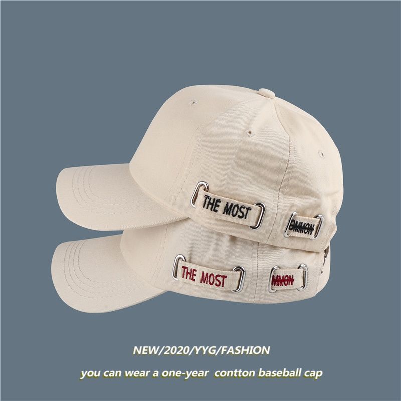[new tide] Hat Men's Hipster Korean Style Fashion nd Soft Peaked Cap Men's Summer Sun-Proof Hip Hop Hat Casual Men's Baseball Cap Men