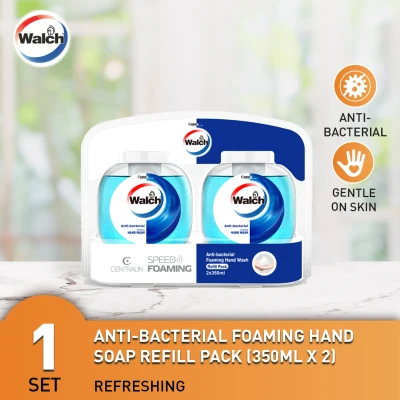 Walch Speed Foaming Automatic Hand Wash Dispenser Refill Twin Pack (350ml x 2 Bottles)