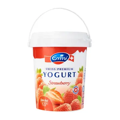 Emmi Low Fat Yoghurt Strawberry - 1KG
