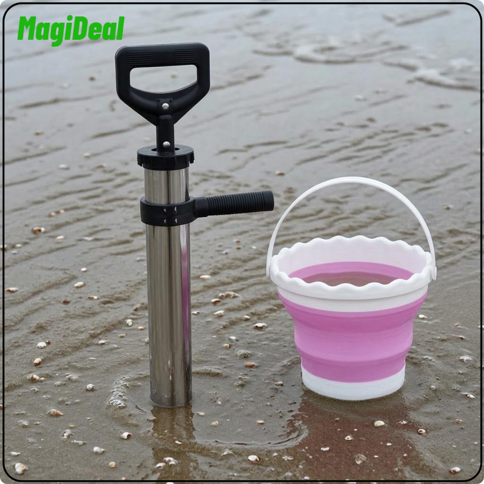 MagiDeal Non-Slip Handle Stainless Steel Shrimp Extractor Smooth Silver Finish Sea Shrimp Extractor Reinforced Connector Clam Pump Corrosion-Resistant Giá 639,523 Đồng*Miễn phí vận chuyển