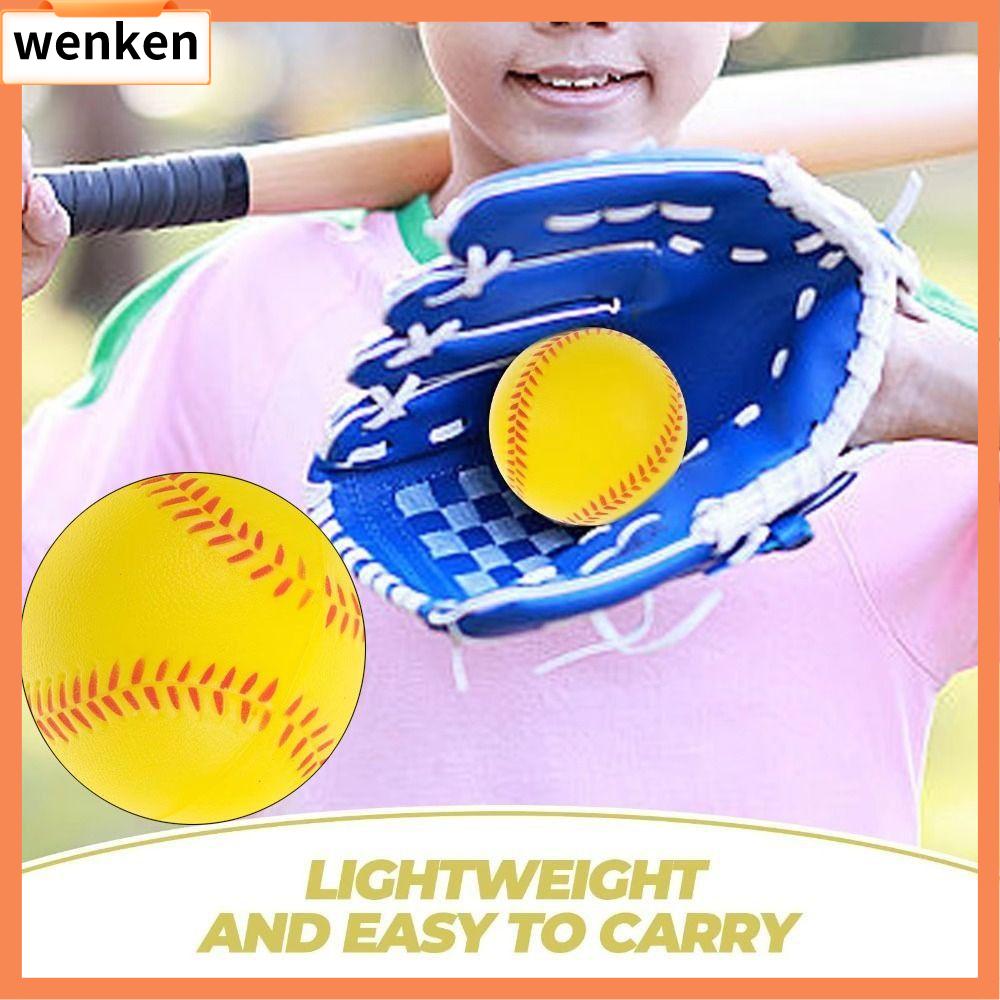 WENKEN PU. Bóng chày mềm Co giãn Đồ chơi bóp Bóng tập luyện Bền Bóng mềm Đứa trẻ