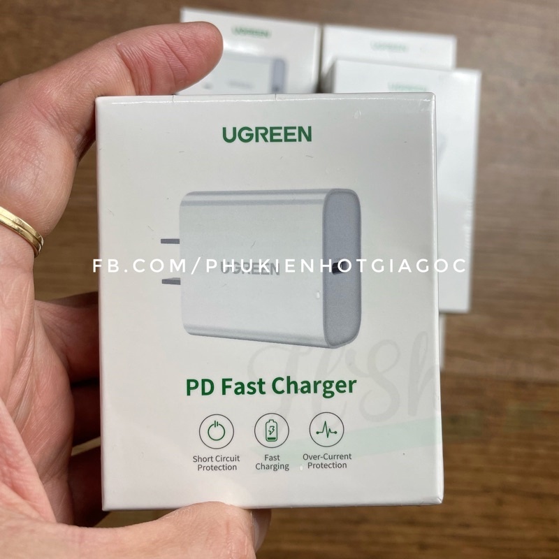 Sạc nhanh chuẩn PD UGREEN fast charger 20W 1 cổng - HSHOP- HSHOP365 HSHOP365HN