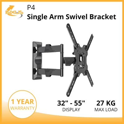 NBP4 Single Arm Swivel Bracket 32" - 55" / Full Motion / TV Wall Mount / TV Bracket