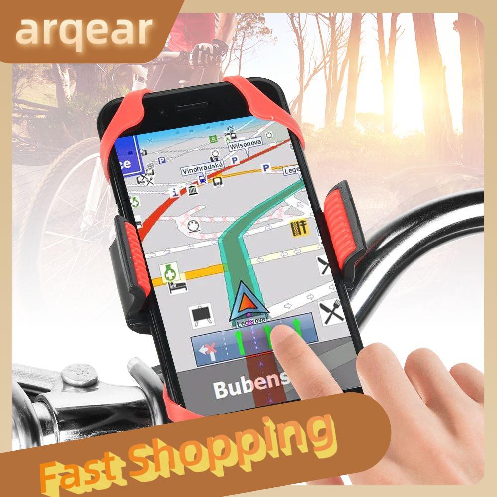 ARQEAR529453 Silicone Adjustable Smartphone Bicycle Bracket Holder