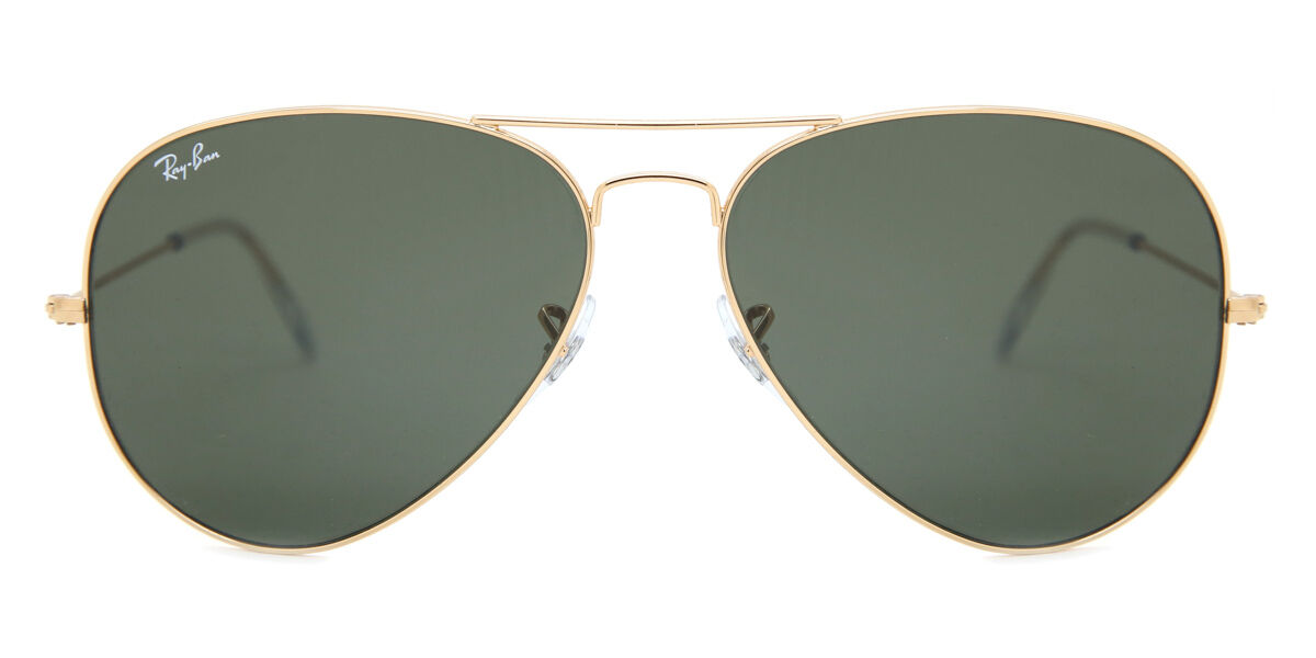 Ray-Ban Aviator Sunglasses: Non-Polarized Metal, Global Fit