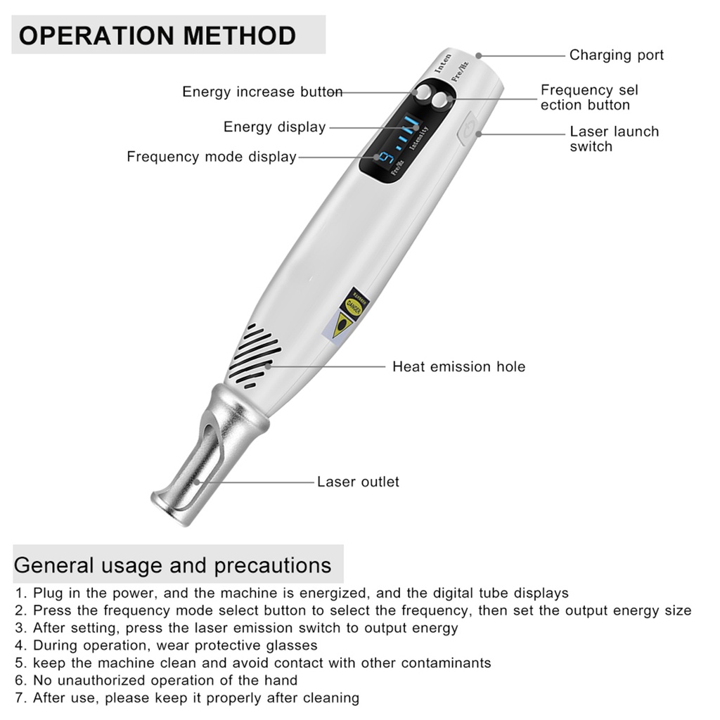 {QIQI Beauty make-up} 【Uitverkoop】Master Sculptor Moedervlek Sproet Verwijdering hine Tattoo Litteken Verwijderaar Picosecond Laser Pen_voghion.com