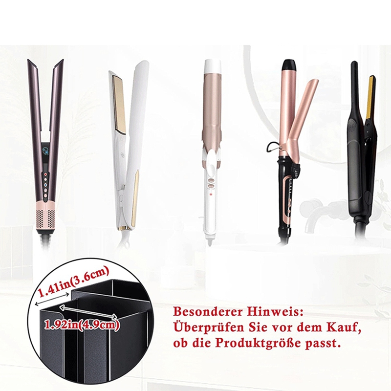 - <br>No Drilling Required Hair Dryer and Straightener Holder, Blow Dryer Stand for Hair Straighteners