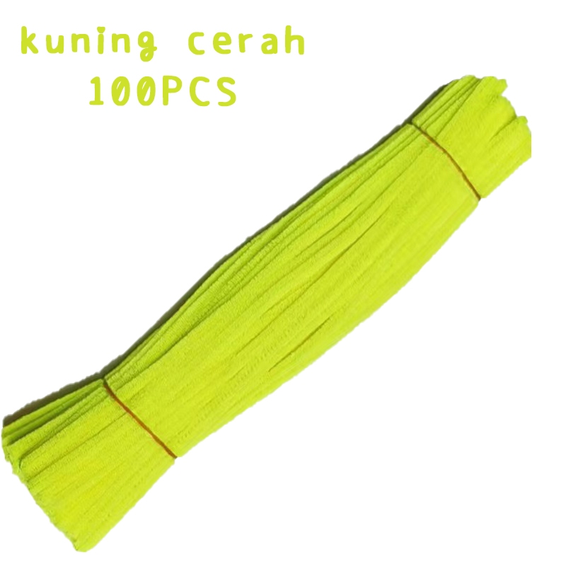 MEKANSM Kawat Bulu Mainan Anak Craft DIY Kerajinan Tangan Pipe Cleaner Beludru Untuk Bunga