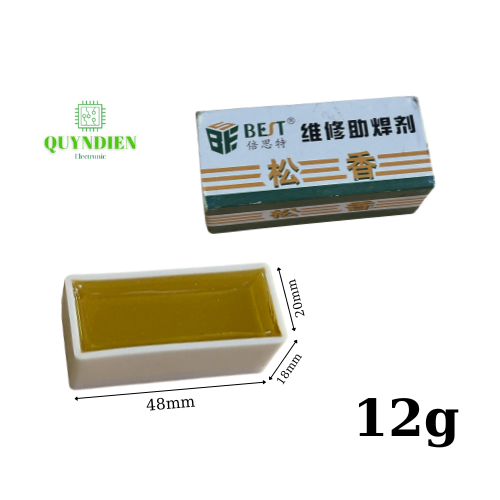 Nhựa thông hộp Best dùng hàn Thiếc (chì) 12g - Linh kiện điện tử Quỳnh Diễn