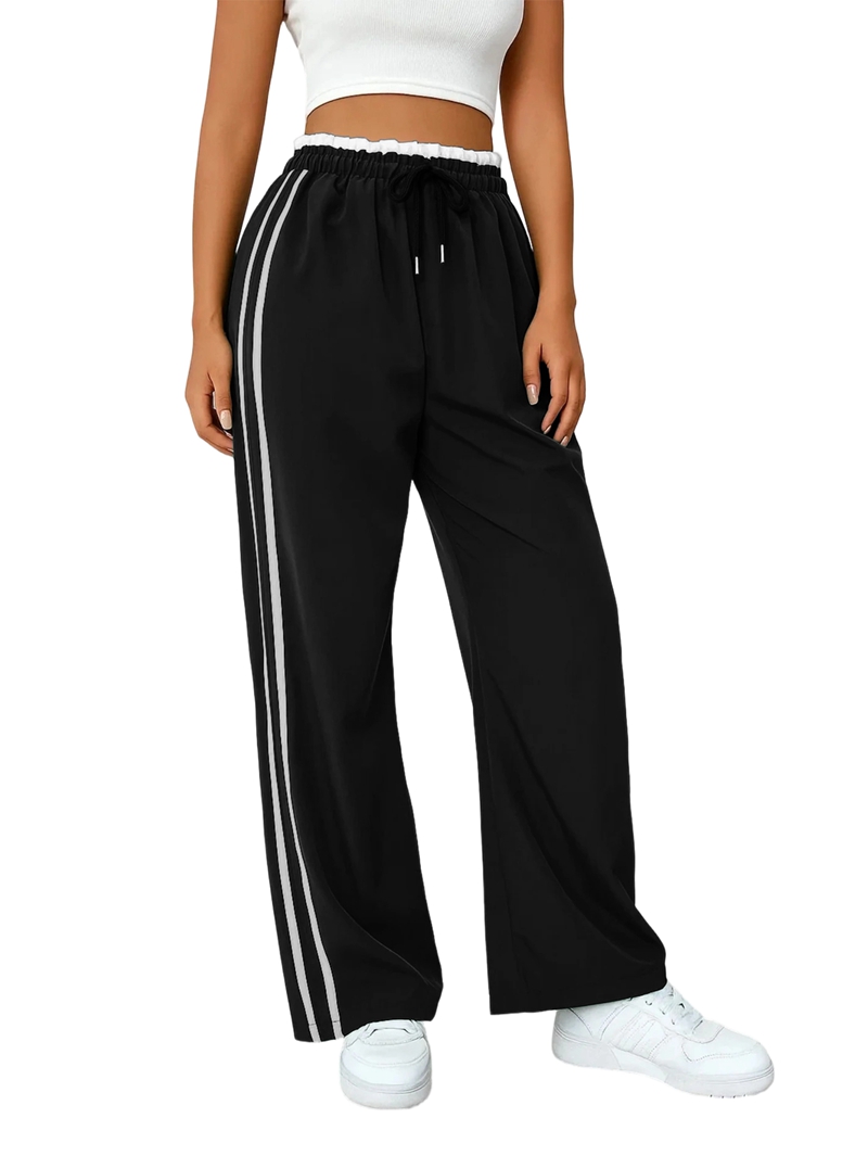 Women'S Track Pants Loose Straight Leg Jogging Sweatpants Warm-Up Sports