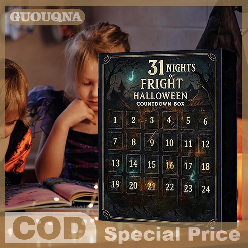 GUOUQNA 7 15 31คืน2025ปฏิทินการถือกำเนิดของฮาโลวีนที่น่ากลัวปฏิทินนับถอยหลังพร้อมรูปแกะสลักสยองขวัญเครื่องประดับขนาดเล็ก ราคา 1,444 บาท*ส่งฟรี