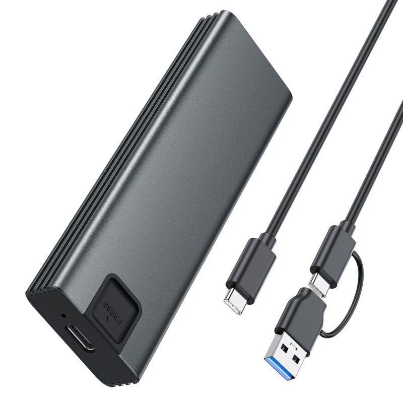 []TypeC3.1 Dual Protocol 10G Hard Disk Box NVMe/NGFF Dual Protocol Mobile Solid State Laptop Hard Disk Box