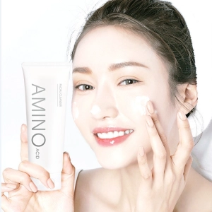 สินค้า Fairybeauty ครีมล้างหน้ากรดอะมิโน ทำความสะอาดล้ำลึกและให้ความชุ่มชื้นอ่อนโยนและไม่ตึง Amino Acid Facial Cleanser 60กรัม