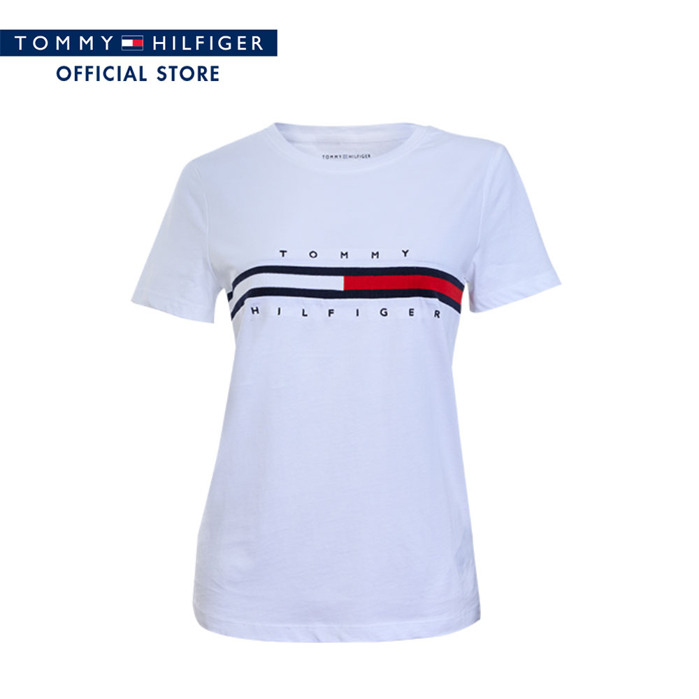 [Special Collection] Tommy Hilfiger Women Tees Model 76J4893 YCI - White ราคา 1,314 บาท*ส่งฟรี