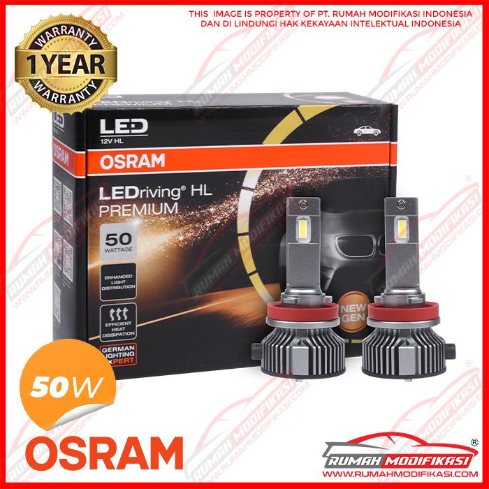 OSRAM - LED HEADLIGHT - H8-H11-H16 - PREMIUM - 6000K PUTIH - 50W -nanas shop9 Harga 1,798,000 rupiah*Gratis Ongkir