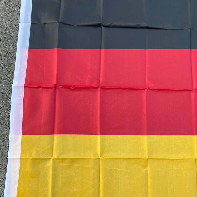 Hot selling aerlxemrbrae flag 90x150cm 3x5 feet germany flag 100% polyester germany flag, flag of germany. 2 x 3 feet german flag
