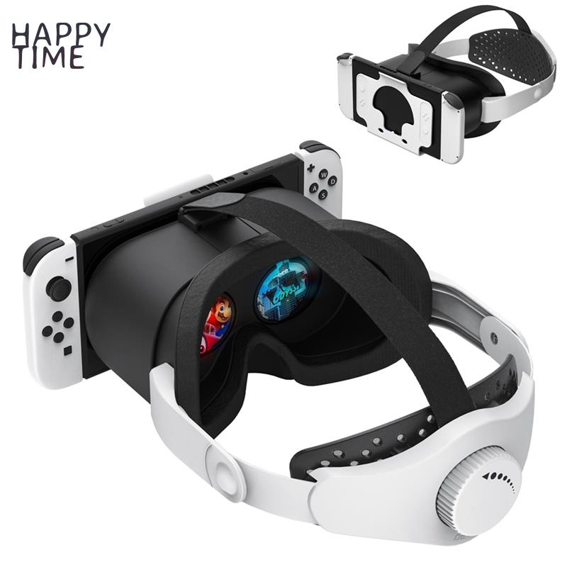 HAPPY TIME-VR Headset VR Headset Glasses 3D VR Virtual Reality Glasses Switch & OLED ราคา  818 บาท*ส่งฟรี