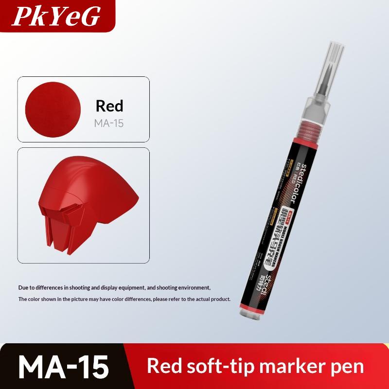 [COD] PkYeG Stedi phía trước van loại mềm tip Acrylic sơn đánh dấu nước dựa trên cho MECHA con số DIY sở thích sơn màu