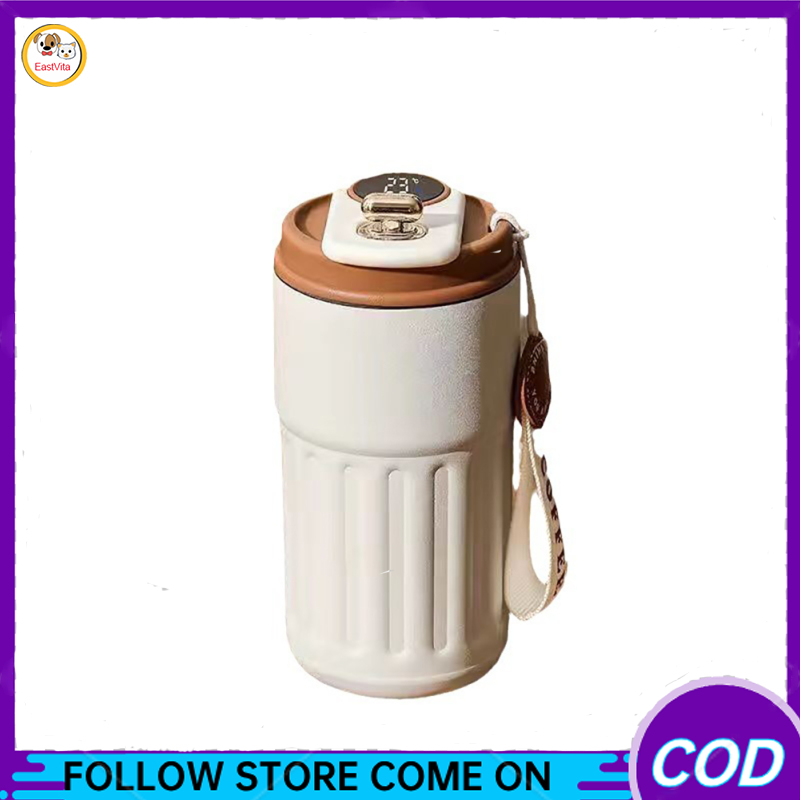 Bình giữ nhiệt hai lớp cách nhiệt bình giữ nhiệt bằng thép không gỉ chân không Thời Trang Chai cà phê cho du lịch thể thao ngoài trời