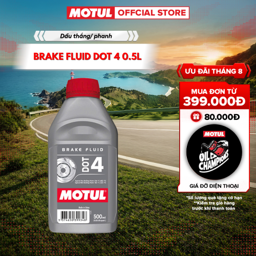 Dầu thắng / phanh MOTUL BRAKE FLUID DOT 4 0.5L