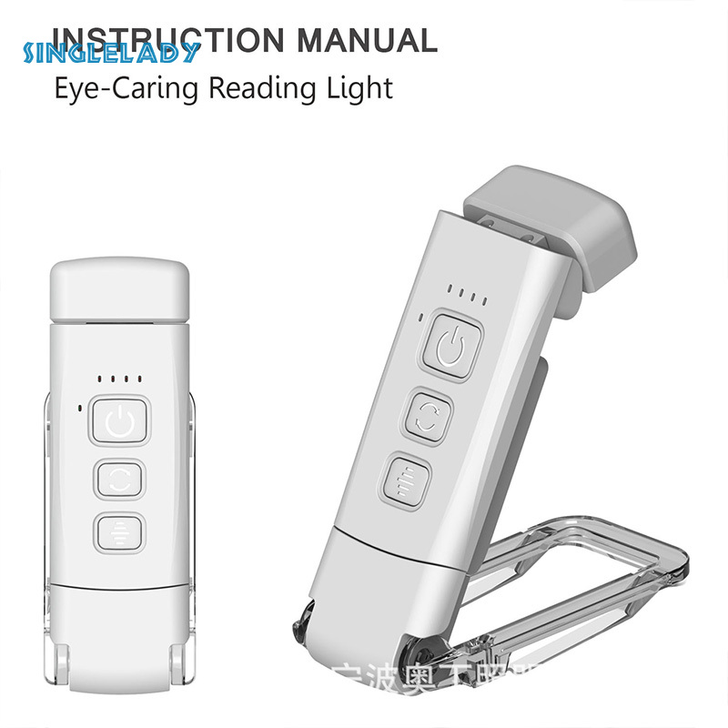 SINGLELADY [Miễn Phí Vận Chuyển]Đèn kẹp đọc sách, đèn ngủ, sạc USB, đèn kẹp cầm tay, đèn bàn, bảo vệ mắt, thẻ Led Mini, đèn đọc sách