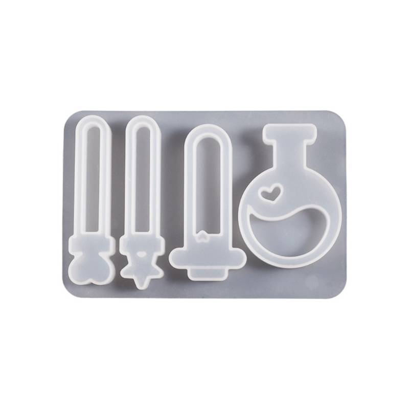 【Ready Stock】 Test Tube Bottle Ornament Quicksand Silicone Mold Keyring Pendant Handmade Decoration Mold for Valentines Birthday Gift ราคา 38 บาท*ส่งฟรี