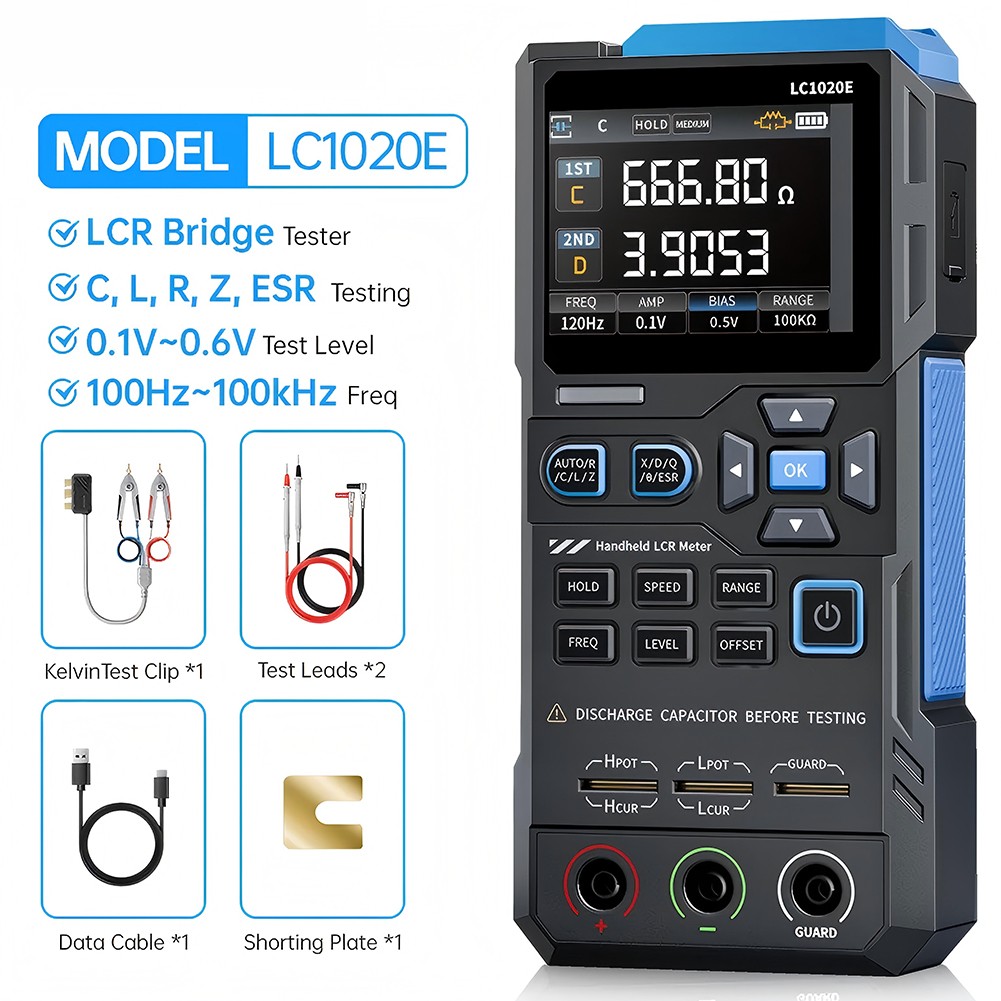 Hozzby ESR Tester Digital Bridge Tester 2.8-inch TFT Display Data Logging Function 【Ready Stock】 ราคา 4,064 บาท*ส่งฟรี