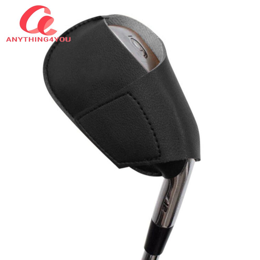 New Arrival Portable Golf Headcover PU Lightweight Golf Head Leather Cover