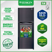 EVEREST 7.8 cu.ft No Frost Inverter Refrigerator with LED Light