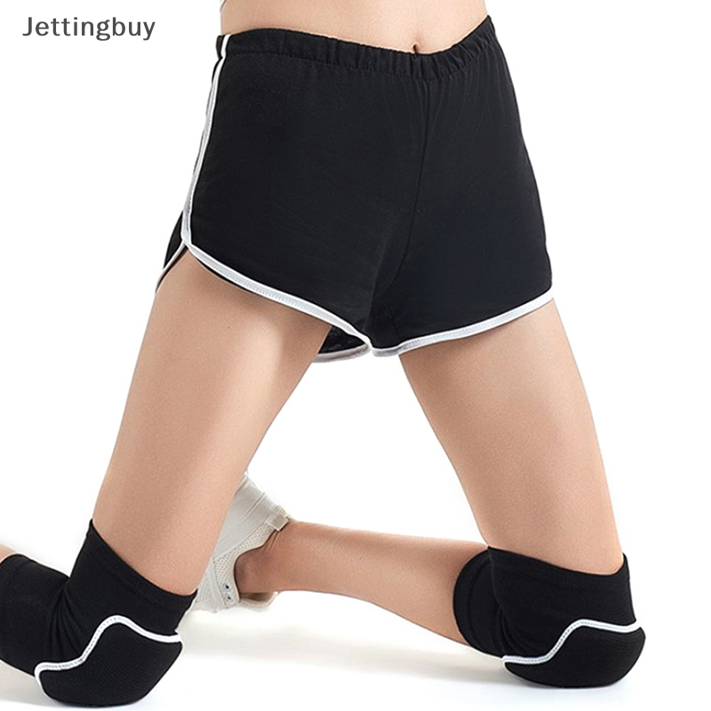 【Jettingbuy】 Flash Sale 1 đôi bóng đá bóng chuyền Miếng đệm đầu gối bóng bảo vệ đầu gối khi đạp xe Yoga Luyện Tập bóng rổ bảo vệ khiêu vũ trẻ em