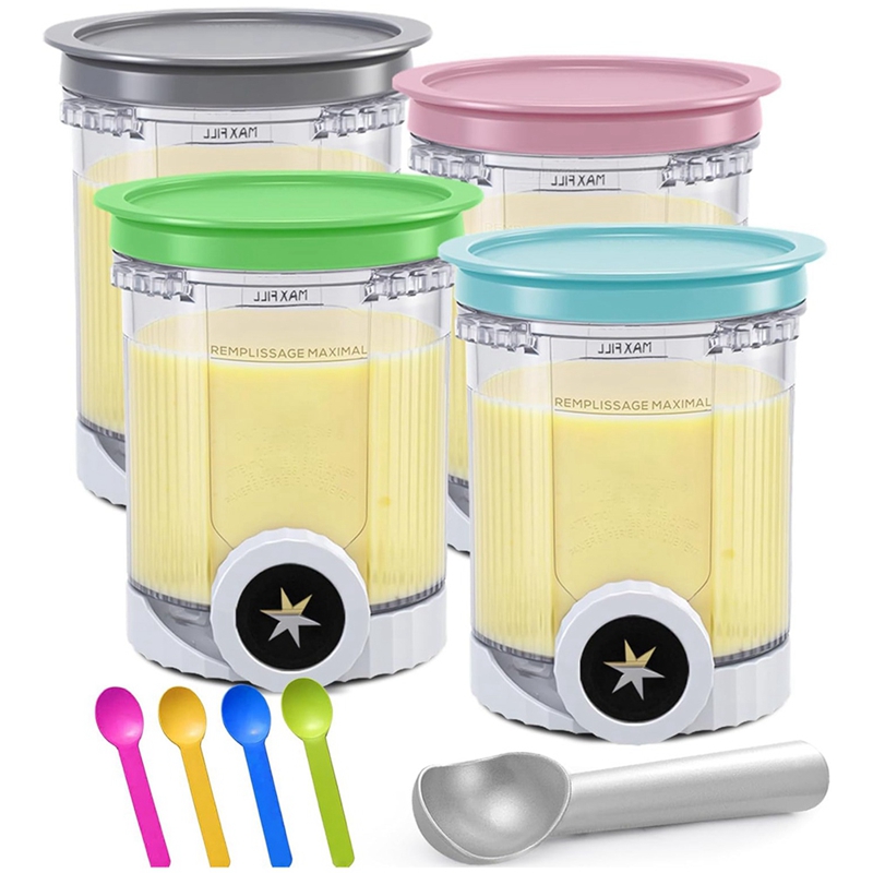 [Waanon]For Swirl NC700 Series Soft Maker Accessories for Creami Pints& Lids for Creamer Ice Cream Cones Machine