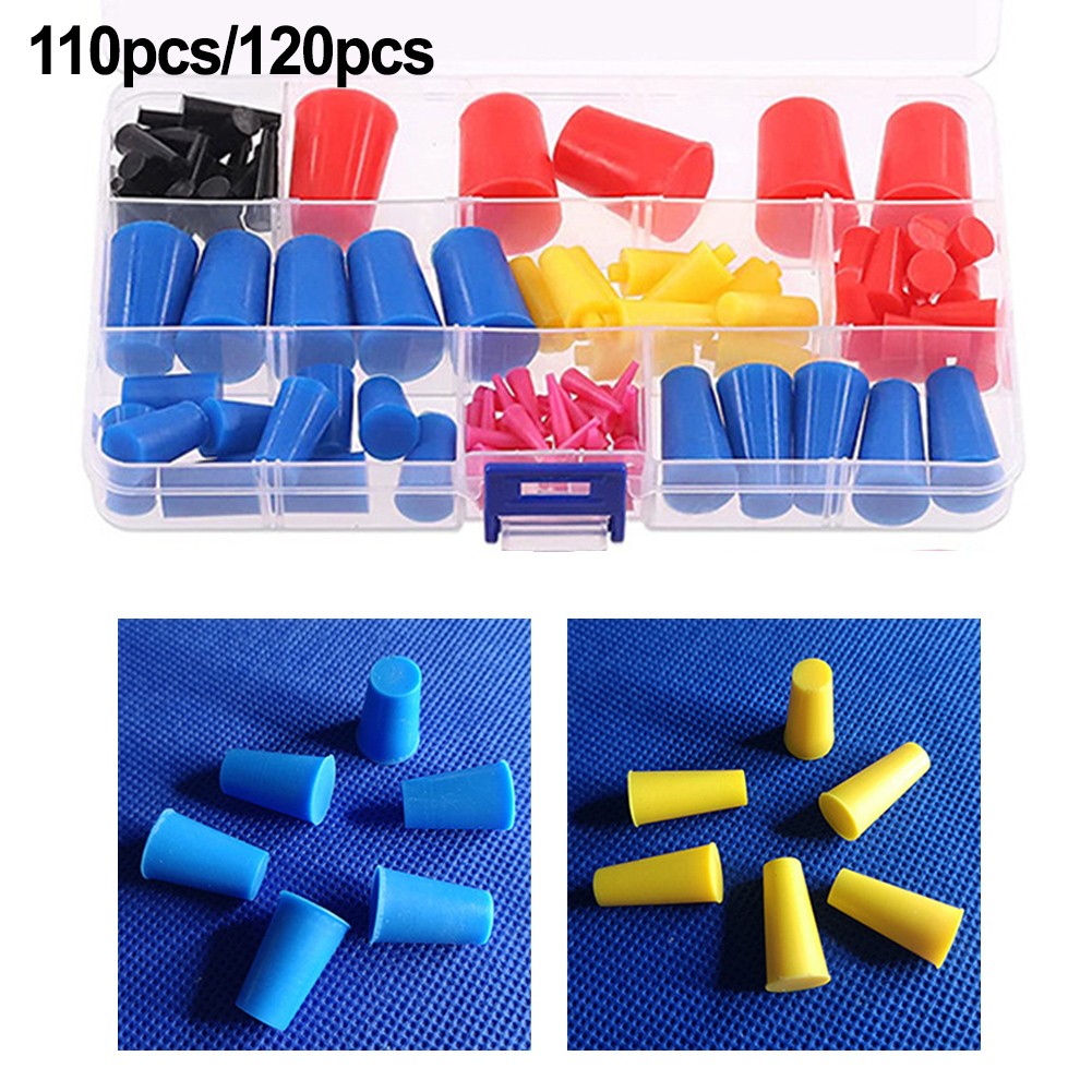 【Thời trang tự động】 cao su silicon giảm dần Bộ 110120PCS cho lớp phủ và sơn nhiệm vụ