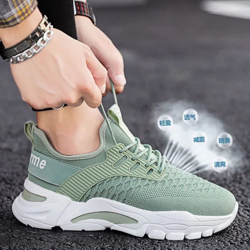 Sneakers รองเท้าวิ่งชาย รองเท้าผ้าใบผู้ชาย รองเท้ากีฬาผช รองเท้าแฟชั่นผู้ชาย ใส่สบาย ระบายอากาศได้ ราคา 119 บาท*ส่งฟรี