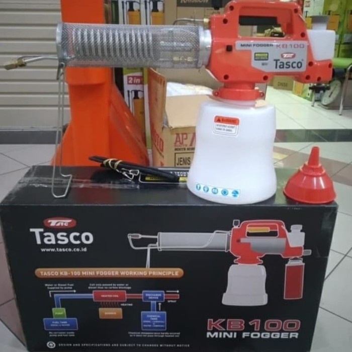 PROMO- TASCO KB-100 MESIN FOGGER FOGING NYAMUK KB100 TASCO -ZAFRANSTORE45 Harga 2,260,000 rupiah*Gratis Ongkir