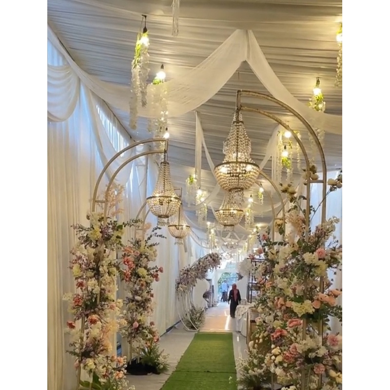 Dekorasi Pernikahan DAN Lamaran pernikahan Dekorasi ELEGANT / DEKORASI Serbaguna Tiang Penyangga Lampu…