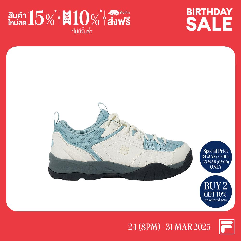 รองเท้าผู้ชาย รองเท้าแฟชั่นสวมใส่สบาย Fila ROAD PEITO TR รหัสสินค้า : 1QM02391H - สีเทา
