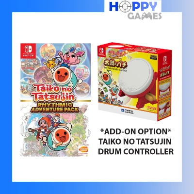 *CHOOSE OPTION* [FULL ENGLISH GAMEPLAY] Taiko No Tatsujin Rhythmic Adventure Pack Hori Drum Controller Nintendo Switch