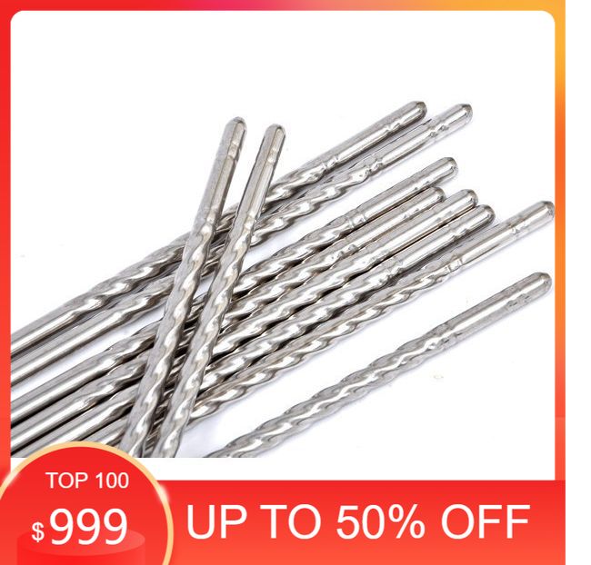 Set 5 đôi đũa inox chống dính không gỉ