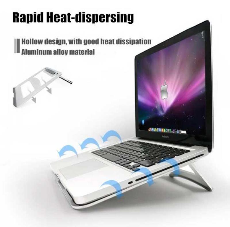 Lightweight Aluminum Foldable Portable Laptop Stand Desk Riser with