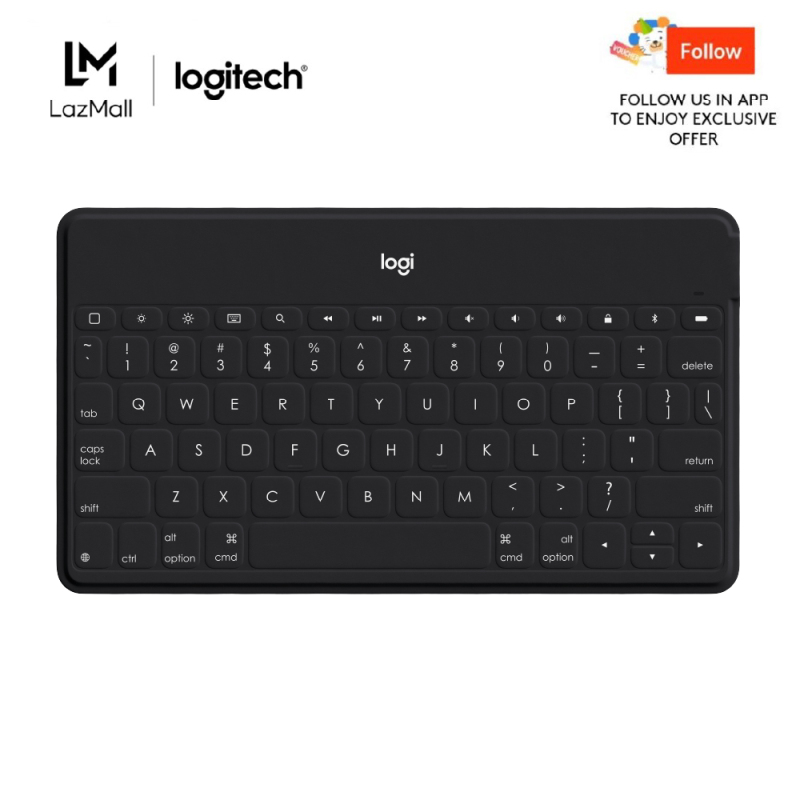 Logitech Keys To Go Super-Slim and Super-Light Bluetooth Keyboard for iPhone, iPad, and Apple TV Singapore