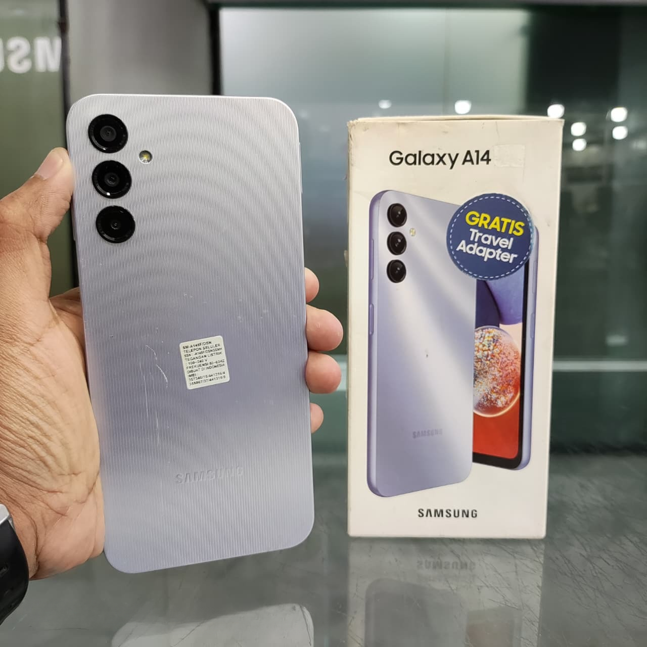Samsung A14 5G Ram 6GB Rom 128GB Second Original Harga 1,649,175 rupiah*Gratis Ongkir