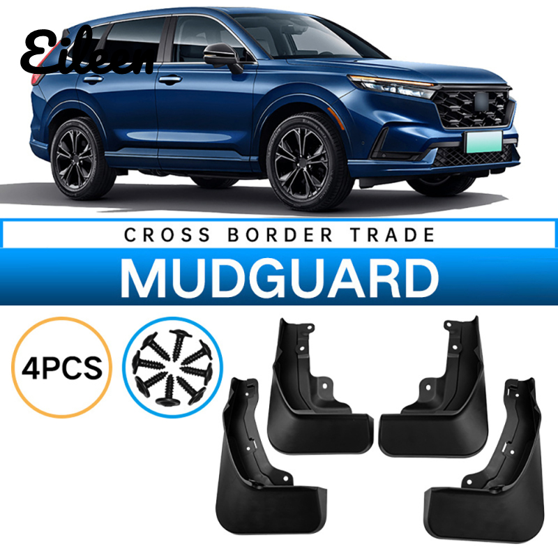 4 cái Chắn Bùn Xe ô tô không khoan yêu cầu tấm chắn bắn bùn phía trước phía sau mudguards mudflaps Tương thích cho CR-V CRV 2023