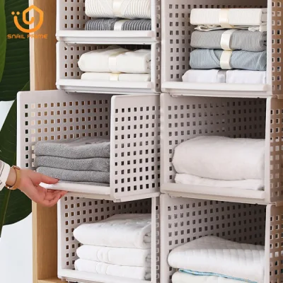 SNAIL PRIME Wardrobe Clothes Multi-Layer Storage Basket Storage Cabinets Wardrobe Organisers