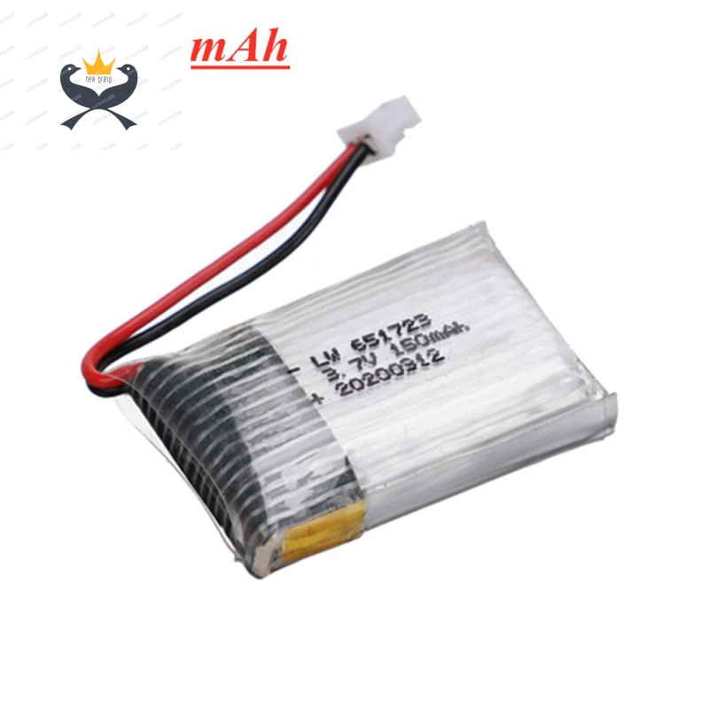 Brand new High Quality 3.7V 150mAh 651723 For H20 Syma S8 M67 U839 RC Parts 3.7V 150mAh with 1.25mm