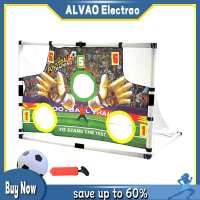 Indoor Soccer Target Children Football Training Equipment Foldable Soccer Goal Set for Kids with Ball and Pump Indoor Outdoor Training Net for Football Practice Portable Soccer Shoot Practice Net